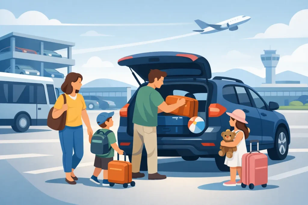 A Family Holiday Parking Example That Saves Stress
