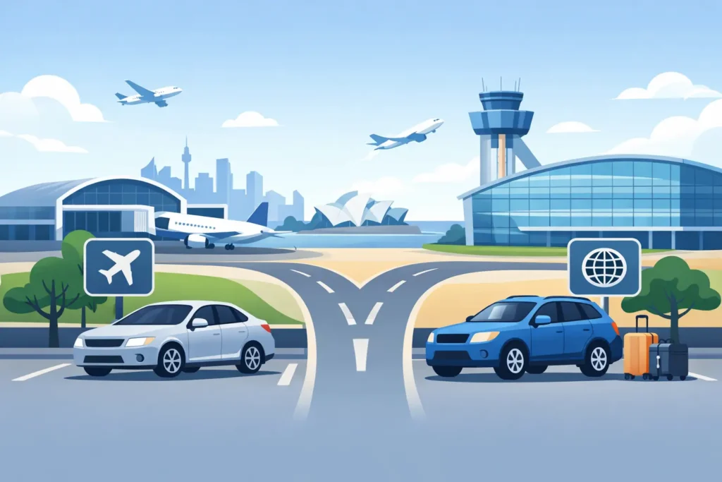 Domestic or International Parking at Sydney Airport