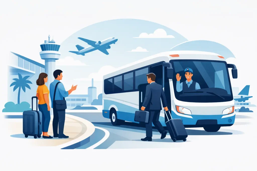 How to Use Airport Shuttle Transfers Easily