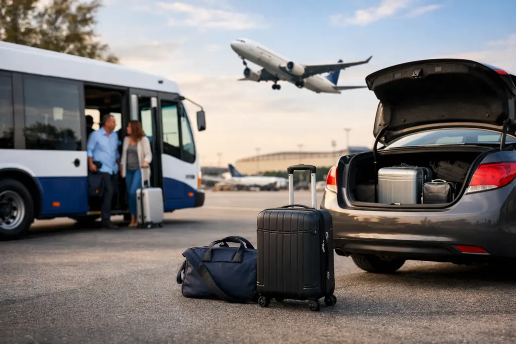 Airport Parking Transfer Time Comparison
