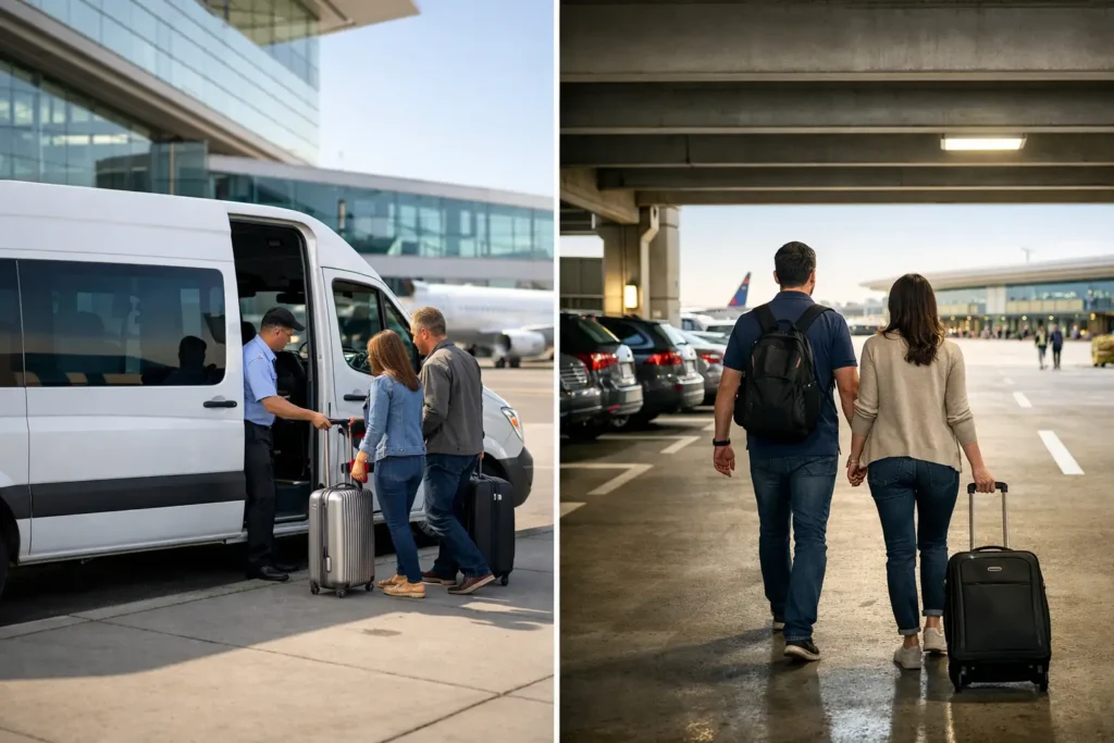 Airport Shuttle or Walkable Parking: Which Wins?