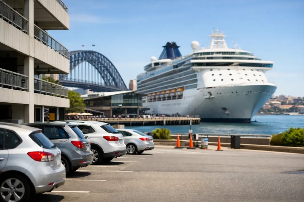 Parking at Sydney Overseas Cruise Passenger Terminal