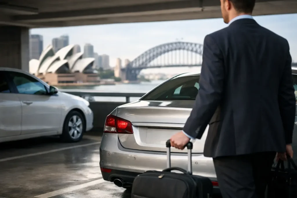 Business Trip Parking Example for Sydney Travel
