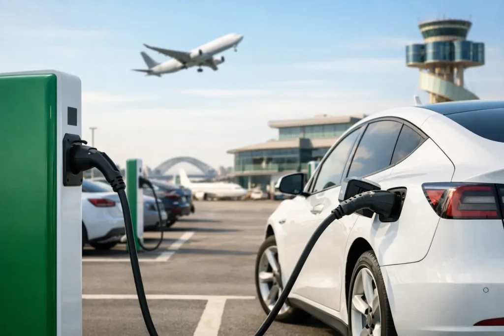 Electric Vehicle Airport Parking Trends in Sydney