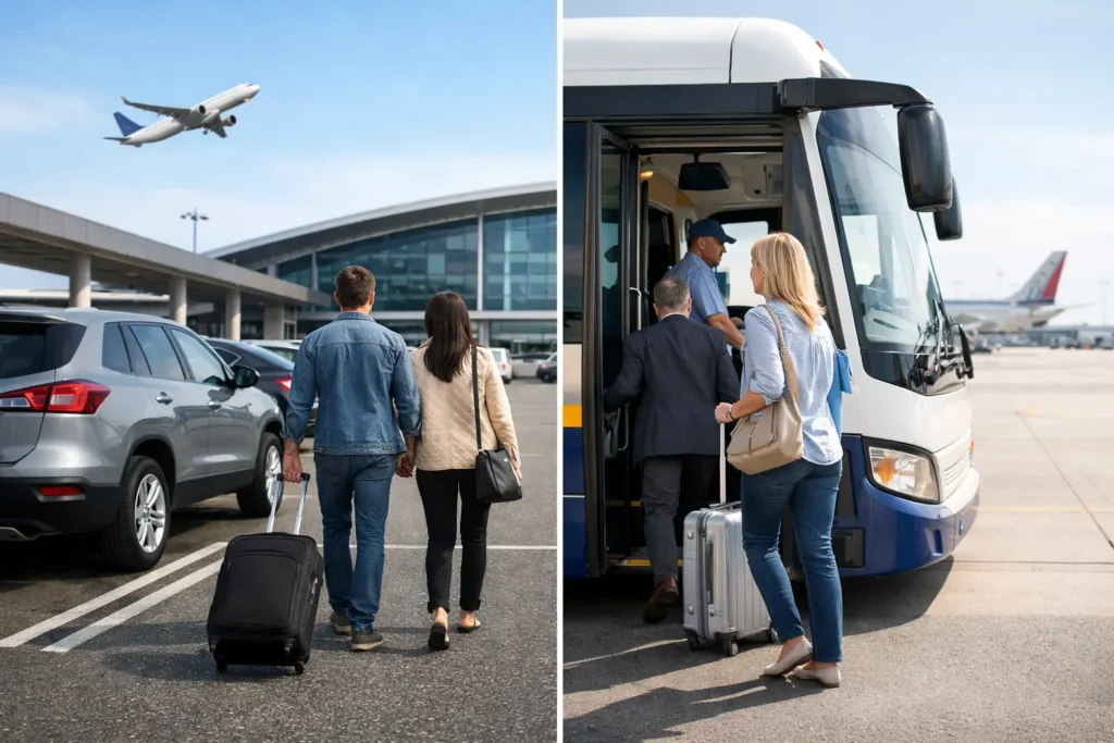 Terminal Parking vs Shuttle Transfer Which Suits You?