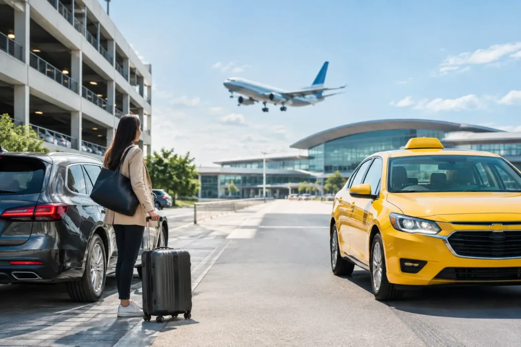 Airport Parking Versus Taxi for Sydney Trips