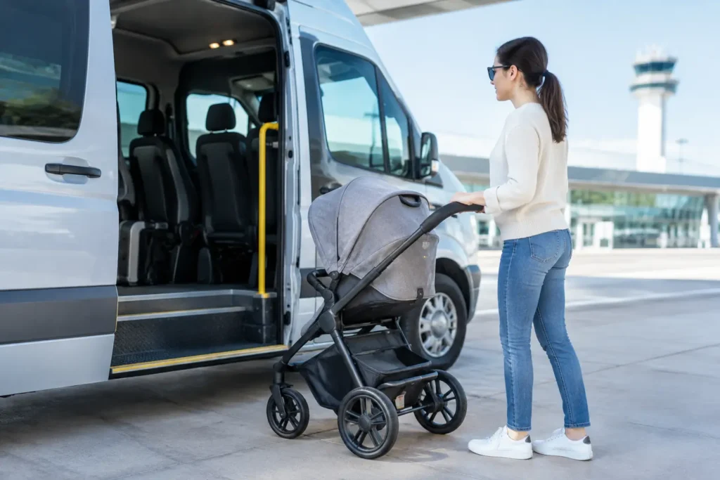 Can Airport Shuttles Carry Prams? What to Check